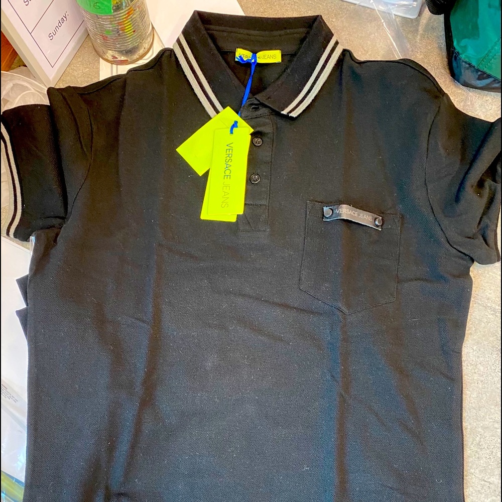 Versace Jeans polo neck tshirt